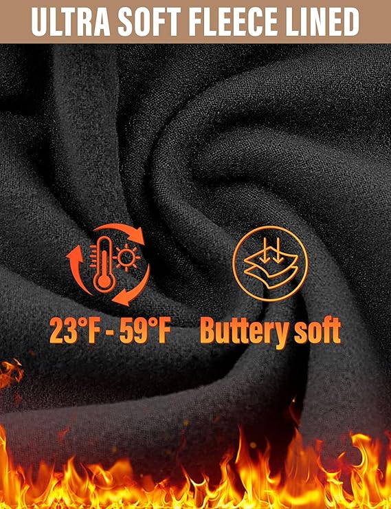 Sale Price $14.99 Regular Price $19.99- 25% Off Code PIYKK4IQ YOYOYOGA Fleece Lined Leggings Women With Pockets Tummy Control High Waisted Thermal Yoga Pants Workout Warm Winter As An Amazon Assoicate, I